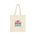 Not Available for Character Development Tote | Gen Z sassy, pastel snark